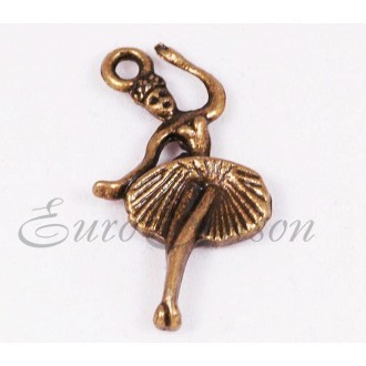 Подвеска мет.№391 15х26мм цв.Ant.Bronze (цена за 1шт)
